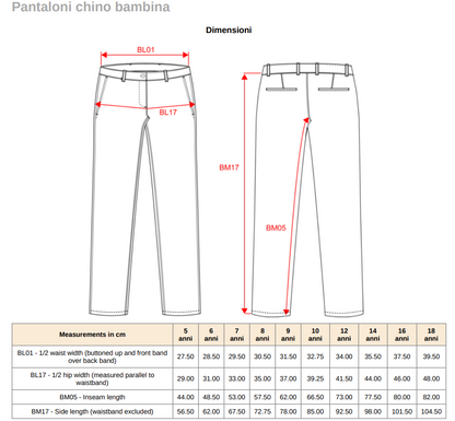 COD. 25 - Pantalone Elegante Bambina