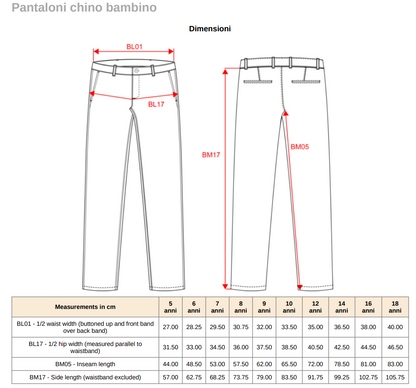 COD. 24 - Pantalone Elegante Bambino